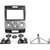 Image de 2-DIN Paneel geschikt voor Ford Ranger - Mazda BT50 Kleur: Zilver