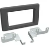 Image de 2-DIN Paneel geschikt voor Nissan NV400 - Opel Movano - Renault Master - Kleur : Zwart