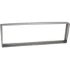 Image de 1-DIN Paneel geschikt voor Alfa Romeo 156(Type 932 facelift)1997-2006/ (Crosswagon Q4) 932)2004-2007 Kleur: Zilver