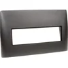 Image de 1-DIN Paneel geschikt voor Fiat Stilo (192) 2001-2007 Kleur: Zwart