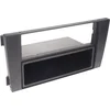 Image de 2-DIN Paneel geschikt voor Audi A6 C5 (4B Facelift) 04/1997-03/2005 - Kleur: Zwart