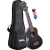 Image de Cascha HH 2305 Premium Mahogany tenor ukelele set zwart