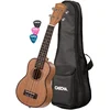 Image de Cascha HH 2026L linkshandige premium sopraan ukelele met tas en plectra