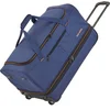 Image de Travelite Basics Wheeled Duffle L   98 119L | Reistas op 2 Wielen - Navy/Orange