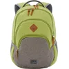 Image de Travelite Rugzak met Laptopvak   Lichtgewicht 22L Zwarte Backpack met Gewatteerde Rug & Veel Vakken - Groen/Grijs