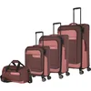 Image de Travelite VIIA 4-wiel bagageset 4st. - Zachte bagage - TSA slot - frühlingsrose