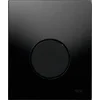Image de Urinoir Bedieningsplaat TECE Loop Glas Zwart 10,4x12,4 cm (met zwarte toets)