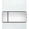 Image de Tece TECEsquare - Urinoir bedieningsplaat, wit glas/glazend chroom 9242802
