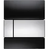 Image de Tece TECEsquare - Urinoir bedieningsplaat, zwart glas/glazend chroom 9242807