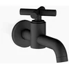 Image de Dornbracht Tara. tapkraan sprong 140 mm, met kruisgreep, mat zwart