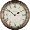 Image de Techno Line WT 7006 Wandklok Kwarts 36 cm x 7 cm Hout Geschikt voor vochtige ruimtes