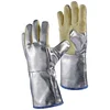 Image de JUTEC hittebestendige handschoenen 5-vinger universele maat geel / zilver - H115A238-W2