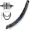 Image de Exal Zx19 Dynamo Shimano Dh3n31 26´´ Voorwiel Zwart 9 x 100 mm