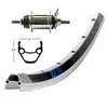 Image de Exal Winora Zx 19 Sh.din.dh 3n80 Qr Achterwiel Racefiets Zilver 8 x 135 mm / Shimano/Sram HG