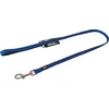 Image de Nobby Soft Grip Hondenlijn - Dubbel Nylon - Gevoerd - Blauw / Zwart - Breedte 15 mm - Lengte 120 cm