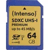 Image de (Intenso) SDXC kaart UHS-1 Premium - 64GB - Class 10 (3421490)