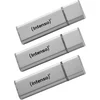 Image de (Intenso) Alu Line USB-stick - 16GB - USB 2.0 - zilver - 3-PACK