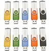 Image de Intenso Basic Line USB flash drive 4 GB USB Type-A 2.0 Zwart, Blauw, Groen, Oranje, Geel