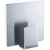Image de Zack Appeso Handdoekhaak 13.5X8.5X5cm Mat Gesatineerd RVS