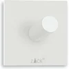 Image de Zack handdoekhaak Duplo wit rvs - zelfklevend - 40154