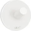 Image de Zack handdoekhaak Duplo wit rvs - zelfklevend - 40155