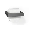 Image de Linea Toiletrolhouder Graphite | Donkergrijs | Staal