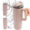 Image de Thermosbeker met handvat en rietje, 900 ml, voor auto en onderweg