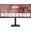 Image de AOC CU34E4C - Curved Ultrawide Business Monitor - USB-C 90w - 5 jaar Garantie - 34 inch