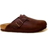 Image de Birkenstock Boston FL Narrow Unisex Clogs - Habana - Maat 38