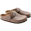 Image de Birkenstock Boston FL Regular Dames Clogs - Tabacco Brown - Maat 39