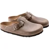 Image de Birkenstock Boston FL Regular Dames Clogs - Tabacco Brown - Maat 41
