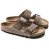Image de Birkenstock Arizona slippers bruin - Maat 38