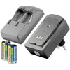 Image de Goobay Fotobatterijlader, incl. 2x RCR123 batterijen