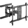 Image de Tv muurbeugel voor 37-70 inch schermen - Pro - Kantelbaar en Draaibaar - Tot 60kg - Zwart