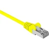 Image de Goobay CAT 5e Patch Cable, F/UTP, yellow 2 m