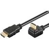 Image de Goobay High Speed HDMI-kabel 270° met Ethernet, 4K/60 Hz, 5 m, zwart, De hoek van 270° maakt een aansluiting onder een neerwaartse hoek mogelijk