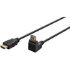 Image de Goobay High Speed HDMI-kabel 90° met Ethernet, 4K/60 Hz, 5 m, zwart, De hoek van 90° van de stekker maakt een haakse verbinding mogelijk