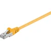Image de Goobay CAT 5e Patch Cable, SF/UTP, yellow 0.5 m