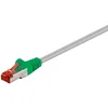 Image de Goobay CAT 6 crossoverkabel 1 m, S/FTP, grijs, Groen, kopergeleider, halogeenvrije kabelmantel (LSZH), netwerkkabel