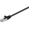 Image de Goobay CAT 5e Patch Cable, SF/UTP, black 1 m