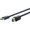 Image de Clicktronic USB-A to USB-B 3.0 Adapter Cable 1.8 m