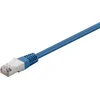 Image de Goobay CAT 5e Patch Cable, F/UTP, blue 5 m