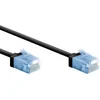 Image de UTP CAT6A Slimline 10 Gigabit Netwerkkabel - CU - Ultraflex - 15 meter - Zwart