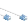 Image de UTP CAT6A Slimline 10 Gigabit Netwerkkabel - CU - Ultraflex - 10 meter - Wit