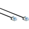 Image de FTP CAT6A Slimline 10 Gigabit Netwerkkabel - CU - Ultraflex - 7,5 meter - Zwart
