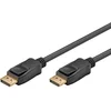 Image de Goobay DisplayPort-kabel 1.4 met Cable Tag, 32,4 Gbit/s, 8K/60 Hz (DSC), koperen geleider en vergulde contacten, 3 m, zwart