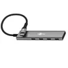 Image de Goobay USB hub (USB-C) | 4x USB-C | USB3.0 5 Gbps | aluminium | 0,10 meter