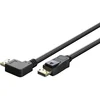 Image de Goobay DisplayPort-kabel 2.0/2.1 Hoekig, 54Gbit/s (8K/60 Hz), 2 m, zwart, 90° naar rechts, 8K kabel
