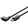 Image de Goobay DisplayPort-kabel 2.0/2.1 Hoekig, 54Gbit/s (8K/60 Hz), 3 m, zwart, 90° naar rechts, 8K kabel