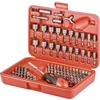 Image de Bit set met schroevendraaier - 113 delig - Diverse universele bitjes - Rood